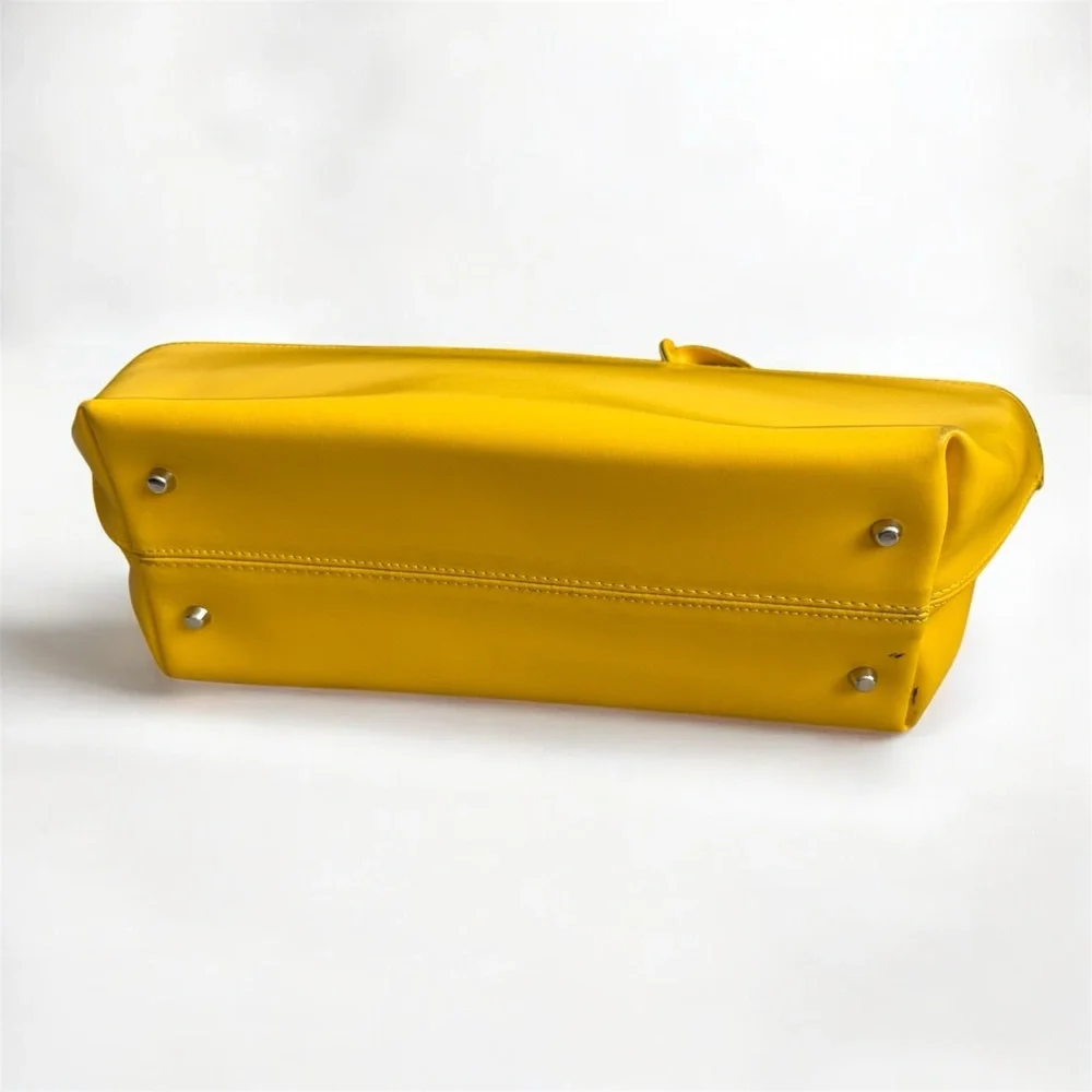Furla Mini Tote Bag in Bright Yellow - Picture 4 of 13